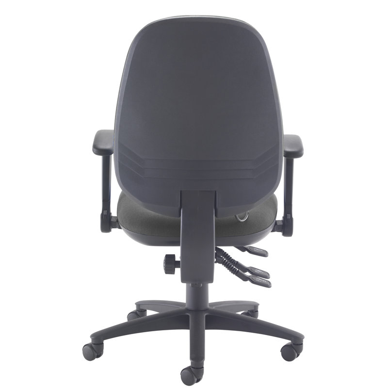 Chenault Office Chair, Flip-up, Charcoal