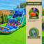 Xjump Jungle Falls 17' Water Slide With Detachable Pool