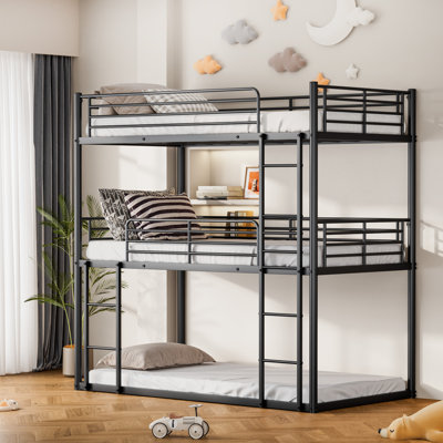 Metal Triple Bunk Bed