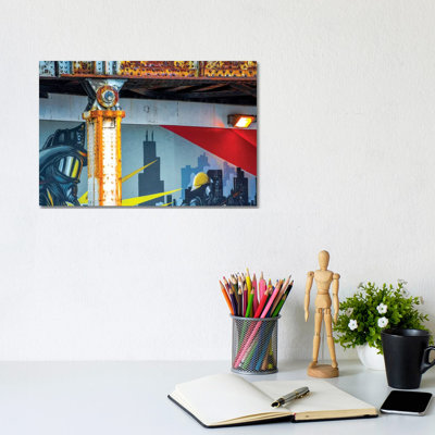 Fireman, Addison & Lincoln by Raymond Kunst - Wrapped Canvas Gallery-Wrapped Canvas Giclée