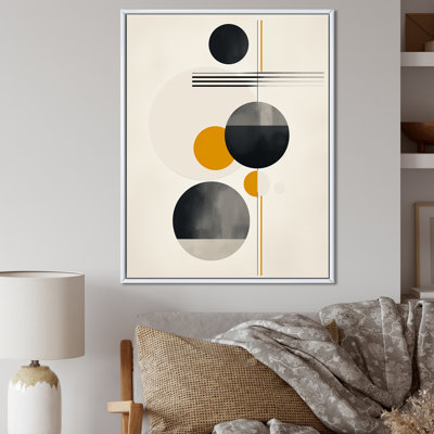 Minimal circulaire, Illustration géométrique I - Art mural géométrique moderne, salon
