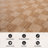 Checkered Sand/Natural Easy-Care Jute-Style Indoor/Outdoor Flat Woven Area Rug-1506320511-1506320499