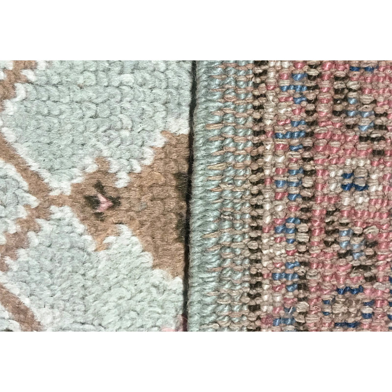 Tapis ivoire noué à la main de haute qualité