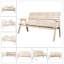 Banc de jardin avec table pliante Terrace
