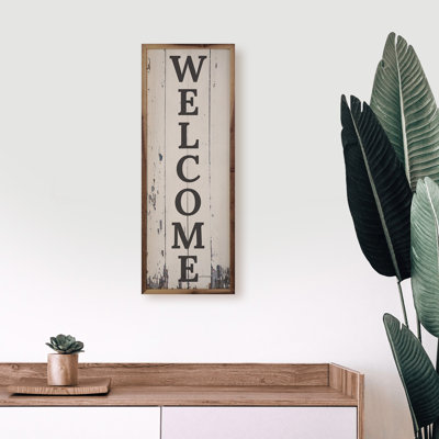 Welcome - blanc vieilli