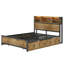 Lit plateforme avec 4 tiroirs, prises et ports USB Wido-1018859902-1018859903