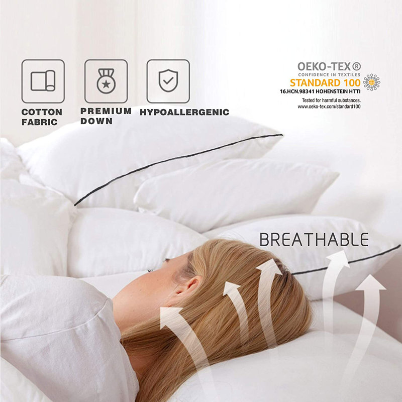 Down Blend Medium Support Pillow, King