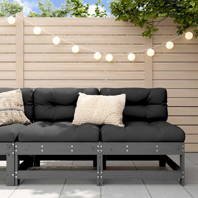 124 cm Gartensofa Marchall mit Kissen