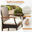 Chaise de patio avec coussin Aracia