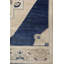 Tapis unique beige / bleu 4 pi 11 po x 7 pi 11 po Taspinaire