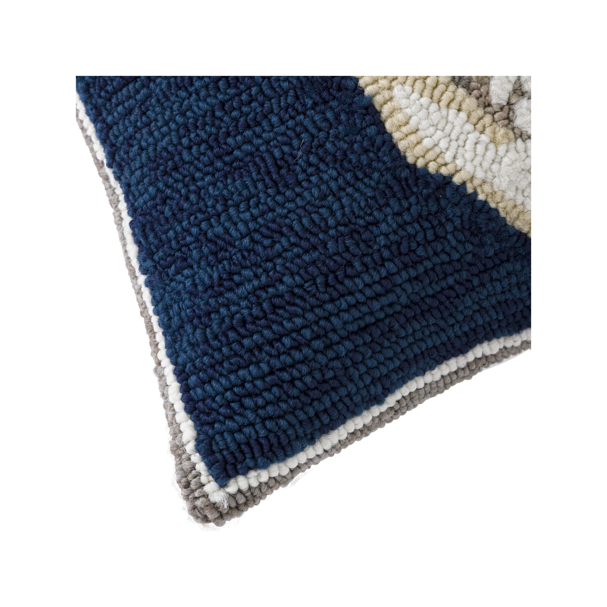 Embroidered Indoor/Outdoor Throw Pillow