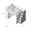 Lit mezzanine en bois massif avec 8 tiroirs Brodie-123247101-125421346