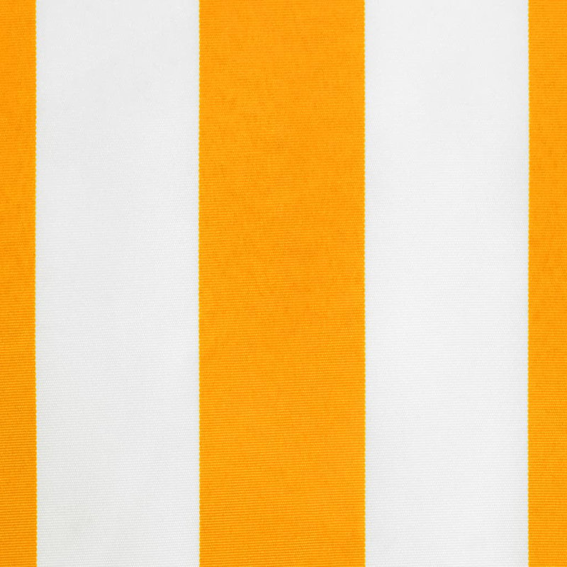 Replacement Fabric For Awning Valance, 380cm W x 20cm D, Striped, Yellow/White