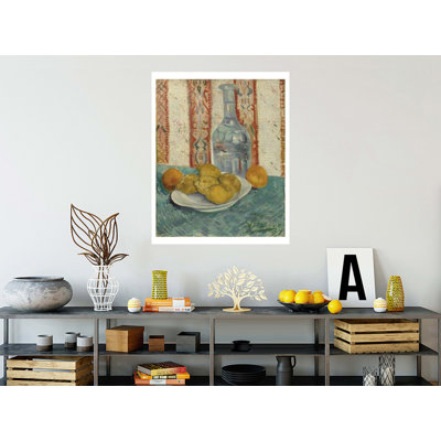 Carafe et plat avec agrume par Vincent van Gogh - Impression giclée