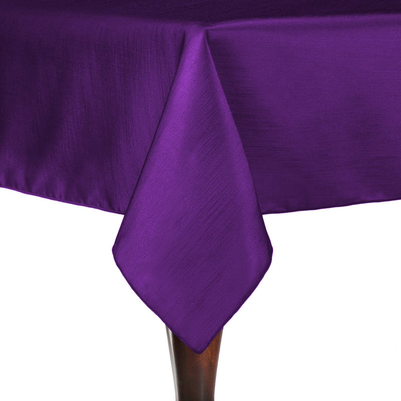 Malcom Tablecloth, Plum, 3, 72" x 72"