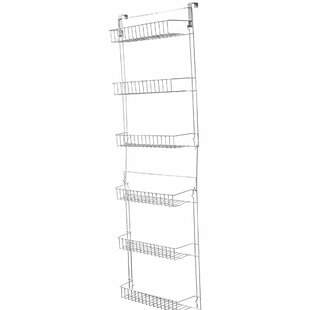 6-Tier Over the Door Organizer - Adjustable Pantry Rack for Kitchen Storage and Organization