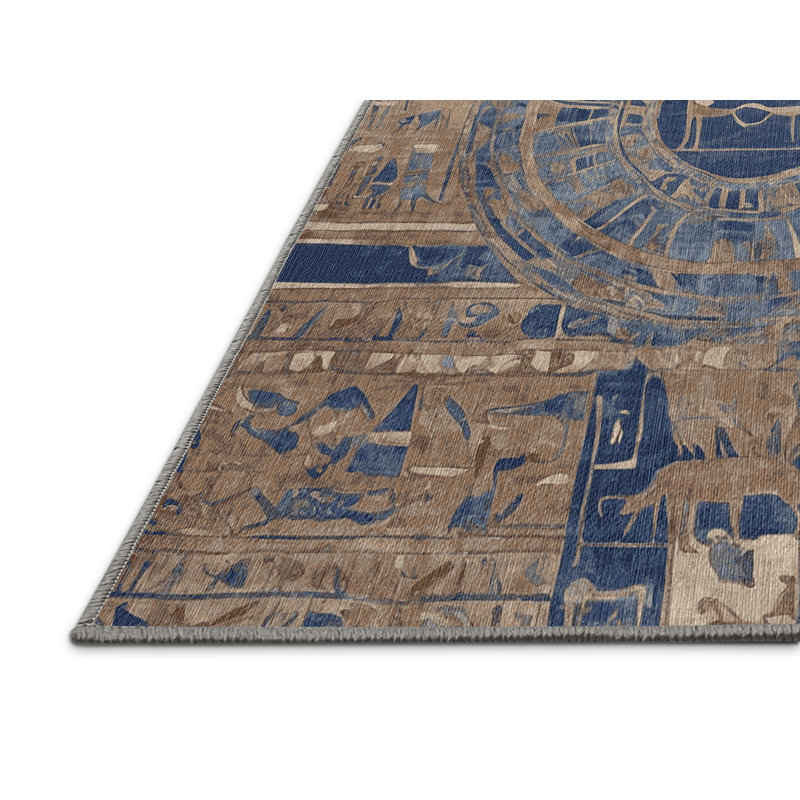 Machine Washable Gray Area Rug, Rectangle 8' x 12'