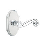 Scroll Privacy (Bed & Bath) Door Lever with Arch Rosette