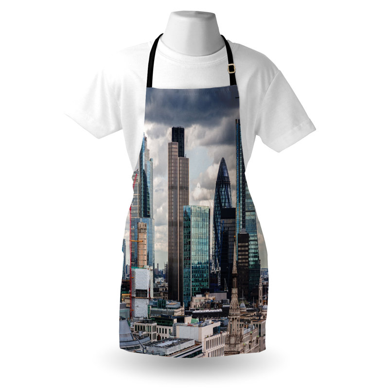 No Pattern Bib Apron