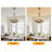 Cronan 6 Lights Retro Farmhouse Resin Antler Chandelier