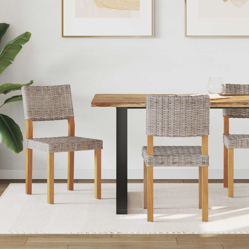 Solid Wood Accent, Kubu Grey/Grey