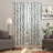 Camille Aqua Polyester Printed Room Darkening Single 50x95" Curtain Panel-11605696-7688288