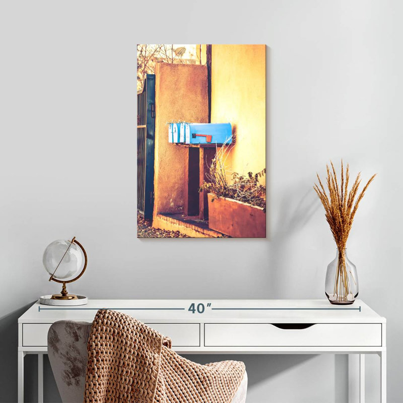 Lilie Blue Mailboxes, 24" H x 16" W