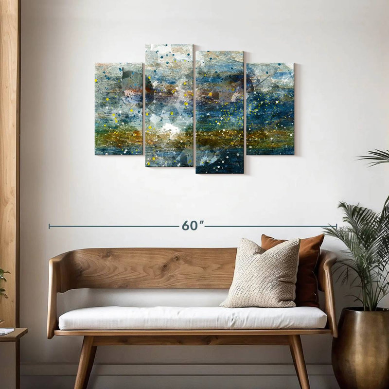 Avery Sea Depth Abstract, 27" H x 43" W