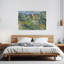 Houses In The Provence: The Riaux Valley Near Lestaque, C.1833 Abstract Contemporary Landscape Architecture Wall Art Print-1744368365