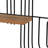 Lisianne Abstract Wall Storage Shelf for Home Decor - Modern Boho Loopy Wall Hanging for Living Room and Bedroom Accent - 24", Brown & Black