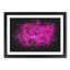 Wall of Bright Pink Roses - Picture Frame Graphic Art Print-56863997-56863994