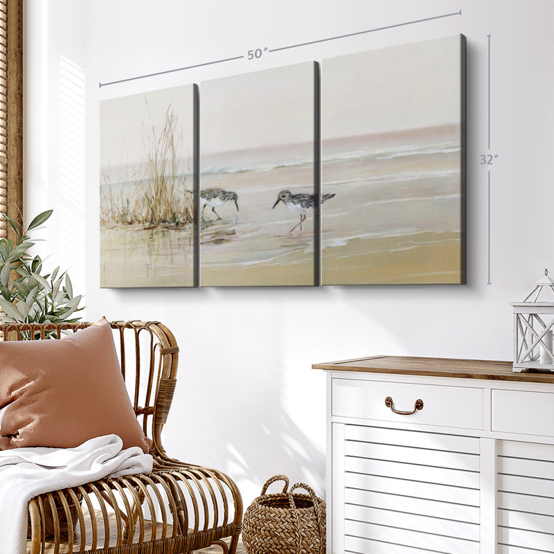 «Early Risers I», 3 pièces, H 32 po x l 50 po