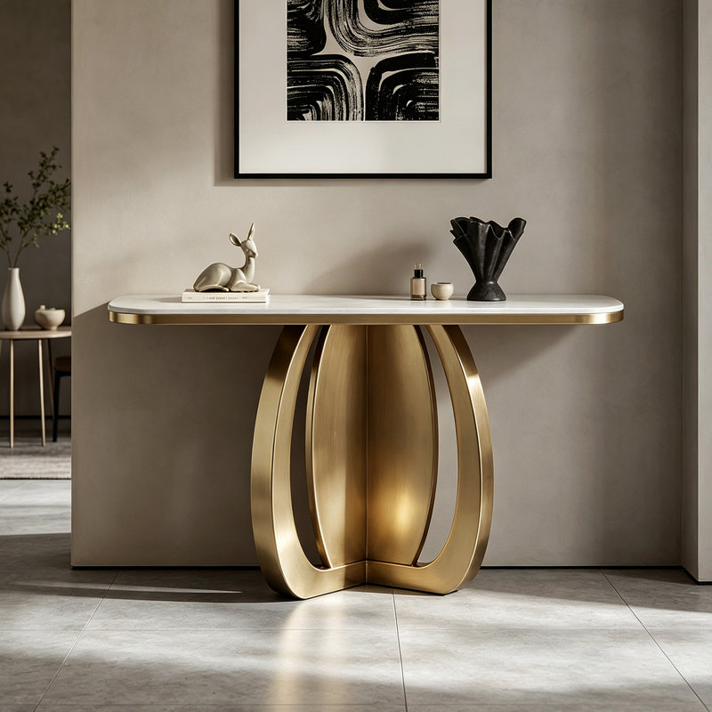 Console Italian Luxury, 33.5" H x 39.4" W x 13.8" D
