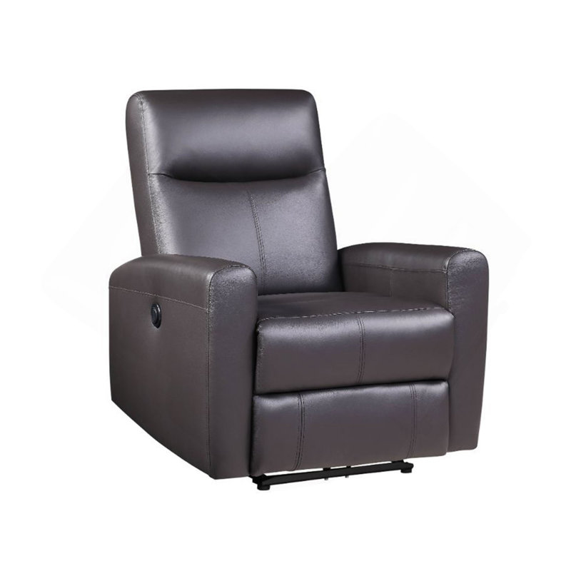 Cuir d'ameublement inclinable Power Motion, brun