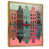 Toile avec cadre flottant or