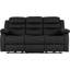 5 Seater Faux Leather Electric Reclining Sofa-831389377