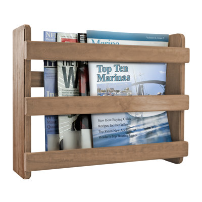 Solid Wood Magazine Rack