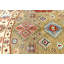 Tapis oriental unique tribal brun 9X9