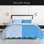 kate spade new york Joyful Gingham 3-Piece King Quilt Bedding Set, Poly-Cotton Blend Reversible Cover, All Season Warmth Bedding, Machine Washable, Windy Blue-1335156434