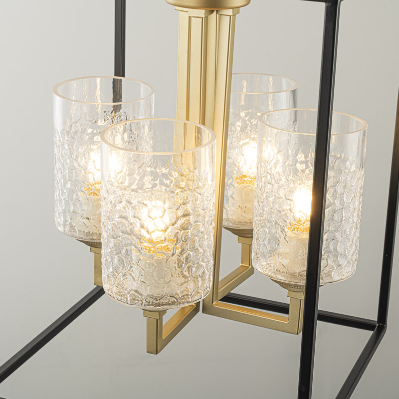Lustre campagnard moderne 4 lumières Orchimont