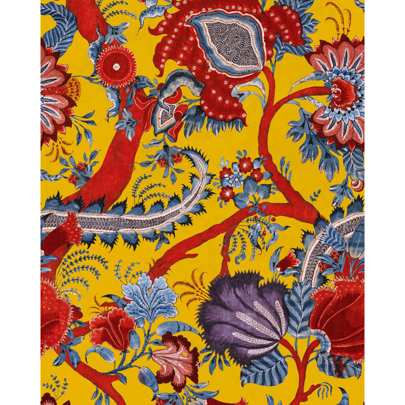 Chinese Garden Paisley Wallpaper Roll
