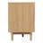 Modern Wood Media TV Console With Real Rattan, Open Storage And Drawers For 65 To 85 Inch Tvs, Bohemian Design