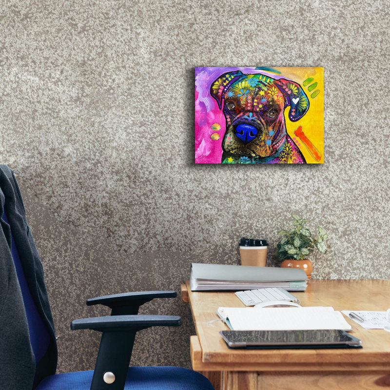 «You Promise Wed Go To The Park» par Dean Russo, art mural sur toile, H 12 po x l 16 po x P 0,75 po