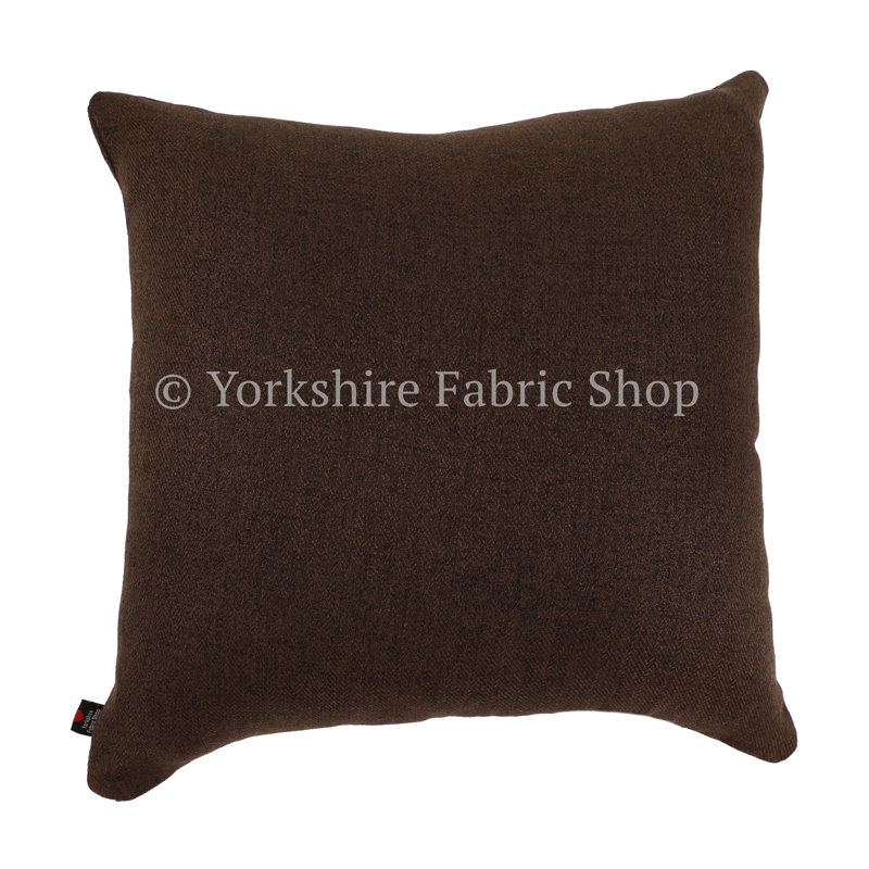 Irvine Square Cushion, Medium, Chocolate