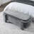 Linen Upholstered Bench with Large Storage Space-1546723218