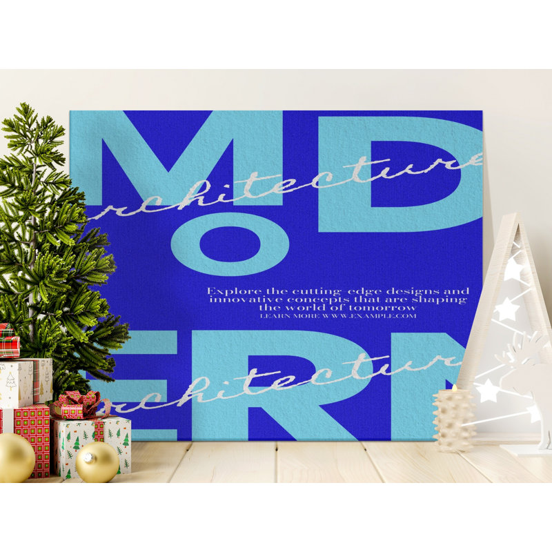 1 Piece Wrapped Canvas Wall Art Set, 48x16