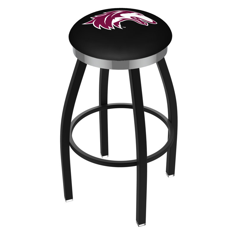 NCAA 36" Swivel Bar Stool, Southern Illinois
