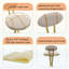 Ensemble de 2 chaises d'appoint rondes rembourrées-118090833
