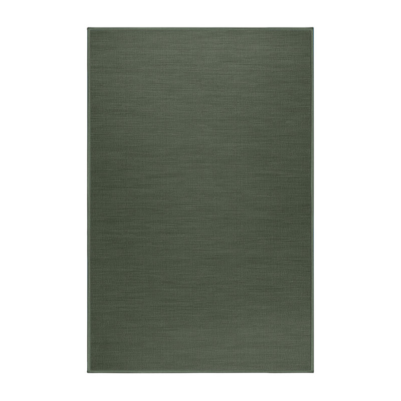 Tapis vert uni lavable à la machine, Rectangulaire 8 pi x 10 pi