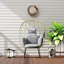 Rattan Egg Chair Outdoor Indoor with Thickened Cushion-2061373990